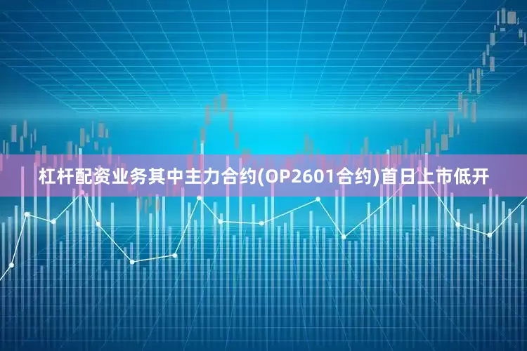 杠杆配资业务其中主力合约(OP2601合约)首日上市低开